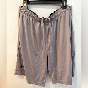 Grey Under Armour Men’s Basketball Shorts XXL